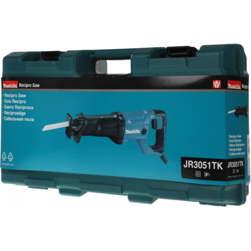 Сабельная пила Makita JR3051TK 1200Вт 3000ход/мин Сабельная пила Makita JR3051TK 1200Вт 3000ход/мин
