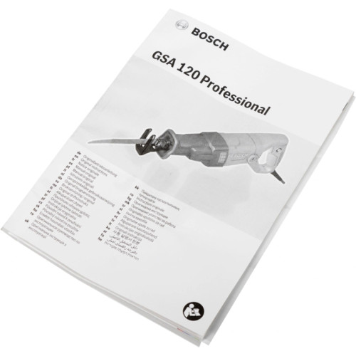 Сабельная пила Bosch GSA 120 1200Вт 3000ход/мин (06016B1020)