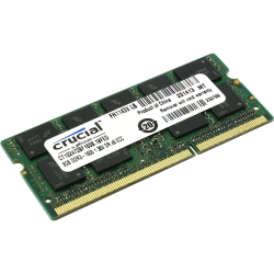 Память оперативная/ Crucial 8GB DDR3L 1600 MT/s (PC3-12800) DR x8 ECC SODIMM 204p