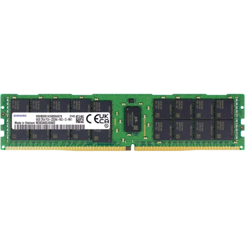 Память оперативная/ Samsung DDR4 64GB RDIMM 3200 1.2V pulled