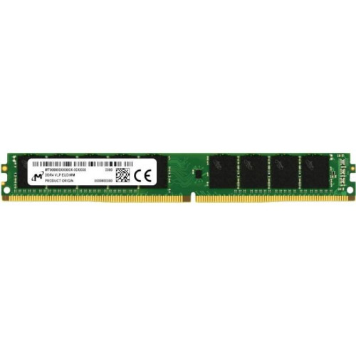 Память оперативная/ Micron 16GB DDR4 3200 MT/s CL22 2Rx8 VLP ECC UDIMM (8Gbit) 288pin