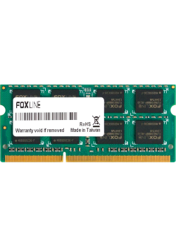 Память оперативная/ Foxline SODIMM 16GB 3200 DDR4 ECC CL22 (1Gb*8)