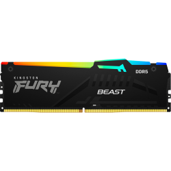 Память оперативная/ Kingston 32GB 5600MT/s DDR5 CL40 DIMM FURY Beast RGB