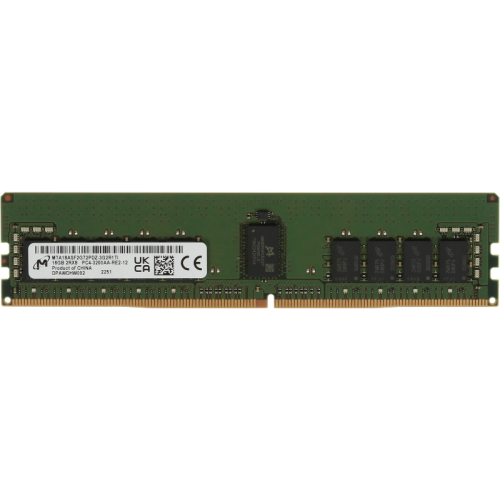 Память оперативная/ Micron 16GB DDR4 3200 MT/s CL22 2Rx8 ECC Registered DIMM 288pin pulled