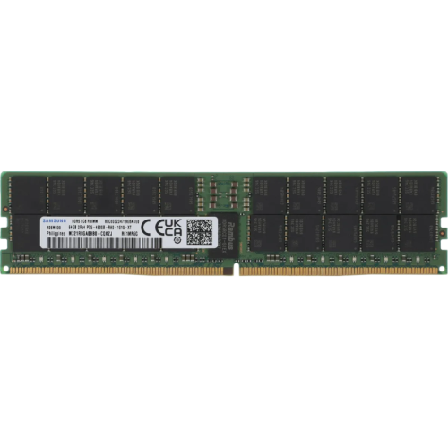 Память оперативная/ Samsung DDR5 64GB  RDIMM 4800 2Rx4 1.1V