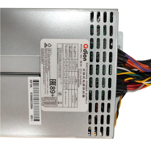 Блок питания серверный/ Server power supply Qdion Model R1A-KH0400 P/N:99RAKH0400I1110210 1U Slim Redundant 400W AC-DC Efficiency 80 Plus Silver, Cable connector: C14