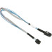 Кабель/ CBL-SAST-0508-02 (Internal Mini-SAS to Mini-SAS HD 50cm w/ SB, 30AWG)