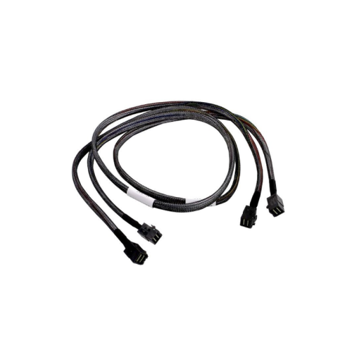 Набор кабелей/ Adapter to HSBP CYPCBLHDHDXXX2 Kit of 2 cables for M50CYP 2U x8 systems to support SAS/SATA drives in front drive bay from ROC to HSBP, 180 mm+250 mm MiniSASHD