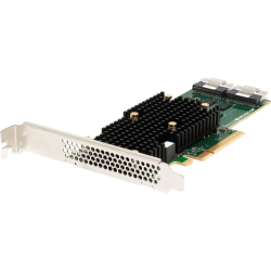 Контроллер/ MegaRAID 9660-16i SGL (05-50107-00 / 03-50107-00002), PCIe 4.0 x8, LP, 24G SAS/SATA/NVMe, RAID 0,1,5,6,10,50,60, 16port(2x8 SFF-8654), 4GB Cache, SAS4116 ROC