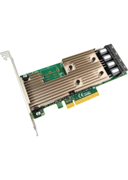 Broadcom HBA-адаптер LSI 9305-16i SGL PCIe 3.0 x8 LP, SAS/SATA 12G HBA, 16port (4*int SFF8643)/ LSI MegaRAID 9305-16i SGL PCIe 3.0 x8 LP, SAS/SATA 12G HBA, 16port (4*int SFF8643)