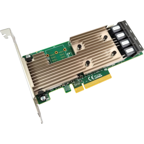 Broadcom HBA-адаптер LSI 9305-16i SGL PCIe 3.0 x8 LP, SAS/SATA 12G HBA, 16port (4*int SFF8643)/ LSI MegaRAID 9305-16i SGL PCIe 3.0 x8 LP, SAS/SATA 12G HBA, 16port (4*int SFF8643)
