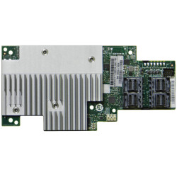 Плата контроллера RAID-массива/ Intel® RAID Module RMSP3AD160F Tri-mode PCIe/SAS/SATA Full-Featured RAID Mezzanine Module, SAS3516, 16 int. ports PCIe/SAS/SATA, RAID 0, 1, 10, 5, 50, 6, 60 +JBOD, Cache 4GB, SIOM PCIe x8 Gen3, vertical connectors