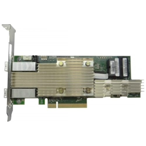 Плата контроллера RAID-массива/ Intel® RAID RSP3MD088F Tri-mode Full-Featured RAID Adapter,Broadcom SAS3516, 12 Gbit/s, Cache 4GB, SAS/SATA, 8 int+8 ext ports, RAID 0, 1, 10, 5, 50, 6, 60, PCIe x8 Gen3, vertical connectors
