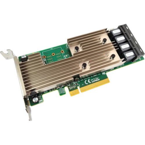 Broadcom HBA-адаптер LSI 9305-16i SGL PCIe 3.0 x8 LP, SAS/SATA 12G HBA, 16port (4*int SFF8643)/ LSI MegaRAID 9305-16i SGL PCIe 3.0 x8 LP, SAS/SATA 12G HBA, 16port (4*int SFF8643)