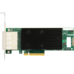 HBA адаптер LSI 9305-16E/ LSI SAS 9305-16E SGL (PCIe 3.0 and 12Gb/s, mini-SAS HD SFF8644 х4)