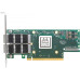 Сетевая карта Infiniband/ CX653106A ConnectX®-6 VPI adapter card, 100Gb/s (HDR100, EDR IB and 100GbE), dual-port QSFP56, PCIe3.0/4.0 x16, tall bracket, single pack