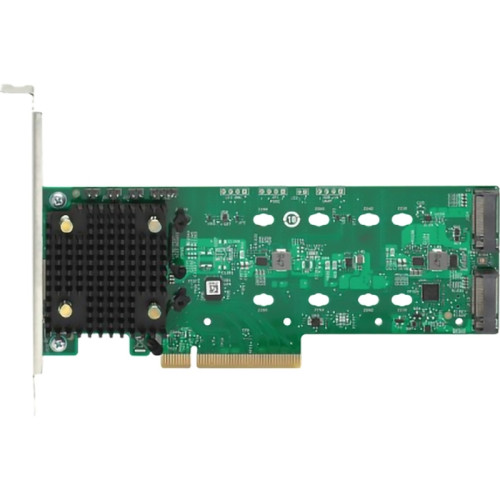 HBA Контроллер/ Broadcom HBA Tri-Mode 9600-16e SGL (05-50118-00) PCIe v4 x8 LP, SAS/SATA/NVMe 24G HBA, 16port (4*ext SFF8674), RTL