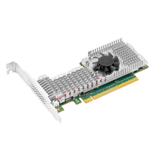 Адаптер/ PCle4.0 x16 4*SFF-8654 8i NVMe Switch Adapter