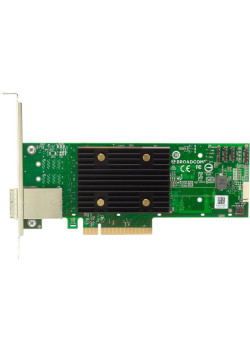 Контроллер/ Broadcom SAS 9500-8e SGL (05-50075-01) PCIe Gen4 x8 LP, Tri-Mode SAS/SATA/NVMe 12G HBA, 8port(2*ext SFF8644)