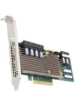 Контроллер/ LSI MegaRAID SAS 9361-24i SGL (05-50022-00) PCIe 3.0 x8 LP, SAS/SATA 12G, RAID 0,1,5,6,10,50,60, 24port(6*int SFF8643), Cache 4GB, 3324ROC