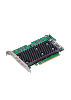 Контроллер/ Broadcom 9670W-16i SGL (05-50113-00003 / 03-50113-00002) , PCIe 4.0 x16, Full Height, 24G SAS/SATA/NVMe, RAID 0,1,5,6,10,50,60, 16port(2x8 SFF-8654), 8GB Cache, SAS4116W ROC, RTL