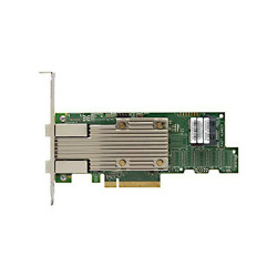 RAID контроллер/ SAS 9400-8i8e SGL (05-50031-02) PCIe 3.1 x8 LP, Tri-Mode SAS/SATA/NVMe 12G HBA, 16port(2*int SFF8643+2*ext SFF8644), 3516 IOC