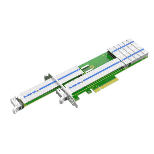 Адаптер для SSD/ PCle3.0 x8 2*M.2 NVMe Raid Adapter