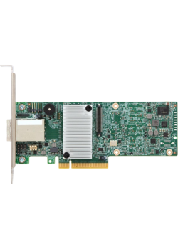 Контроллер MegaRAID SAS 9380-8E/ LSI MegaRAID SAS 9380-8E SGL (8-Port Ext., 12Gb/s SATA+SAS, PCIe 3.0, 1GB DDRIII)