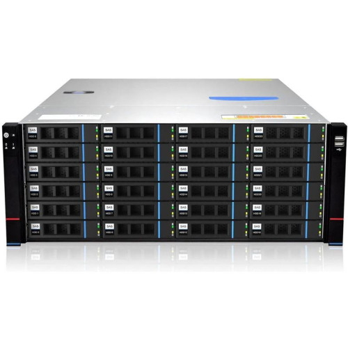 Серверный корпус/ Gooxi RMC4124-670-HSE-D 4U 24bay chassis ,Expander backplane rear 2*2.5