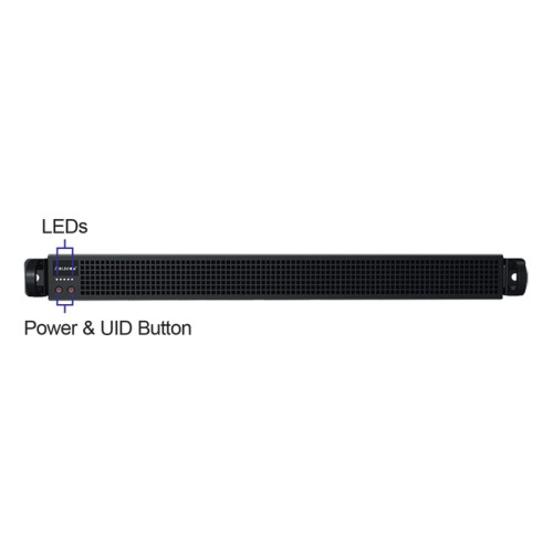 Серверный корпус/ 1U chassis , 2 internal HDD & 6G BP, with 350W Flex-ATX Power Supply / 348mm depth with AC-R102 Slide Rail Серверный корпус/ 1U chassis , 2 internal HDD & 6G BP, with 350W Flex-ATX Power Supply / 348mm depth with AC-R102 Slide Rail