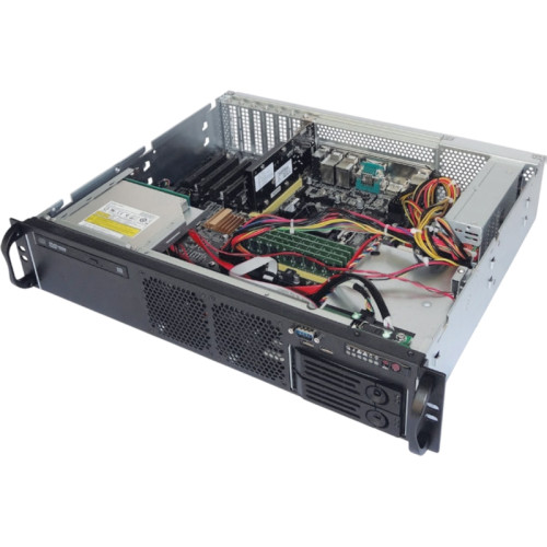 Серверный корпус/ 2U chassis; Micro-ATX, Mini-ITX MBs; 2 x 3.5