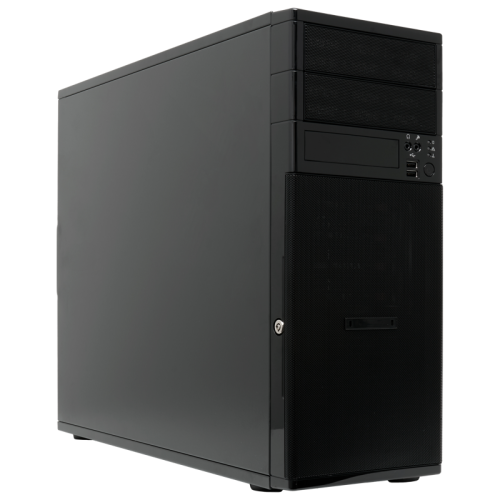 Серверный корпус/ 4-trays Workstation Chassis 2 x 5.25