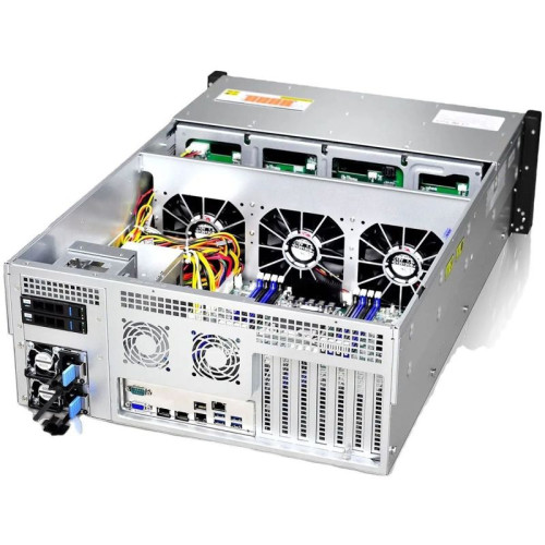 Серверный корпус/ Gooxi RMC4124-670-HSE-D 4U 24bay chassis ,Expander backplane rear 2*2.5