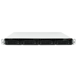 Серверный корпус/ 1U rackmount , ATX, Micro-ATX and Mini-ITX mb,  4*3.5