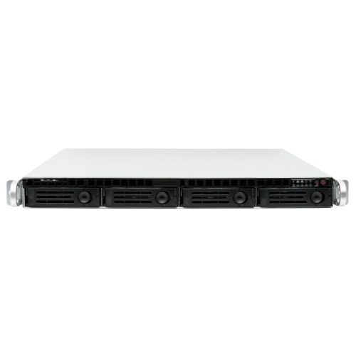 Серверный корпус/ 1U rackmount , ATX, Micro-ATX and Mini-ITX mb,  4*3.5