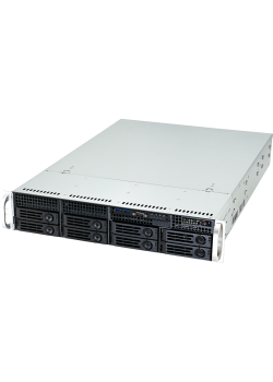 Серверный корпус/ 2U chassis; ATX, Micro-ATX, Mini-ITX MBs; 8 x 3.5''hs + 2 x 3.5'' internal + 2 x 2.'' hs rear; 1200W (1+1); AC-R50 rails