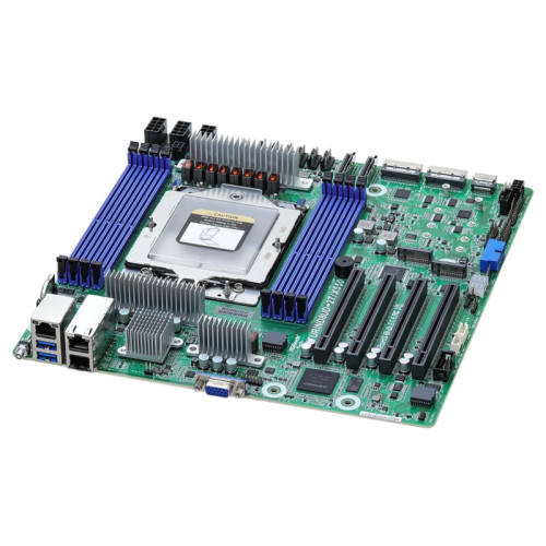 Материнская плата/ ASRock TURIND8UD-2T/X550, Deep Micro-ATX, 1x SP5 (LGA 6096) AMD EPYC™ 9005/9004, 8x DDR5 RDIMM, RDIMM-3DS, 4x PCIe5.0 / CXL2.0 x16, 2x MCIO (PCIe5.0 x8 or 8 SATA 6Gb/s), 2x MCIO (PCIe5.0 x8), 1x MCIO (PCIe5.0 x4), 2x M.2 (PCIe5.0 x4), u