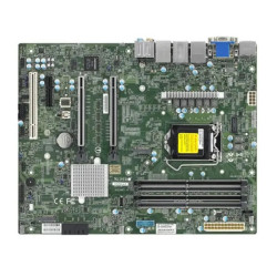 Системная плата/ MB Supermicro X12SCA-F-B (ATX, 1xLGA-1200 125W supp Intel Comet lake-S, 4 UDIMM, Intel W480, 1 PCIe 3.0 x4, 2 PCIe 3.0 x16 slots (16/NA or 8/8), 2xM.2  PCIe 3.0 x4, RAID 0 & 1 2280/22110)