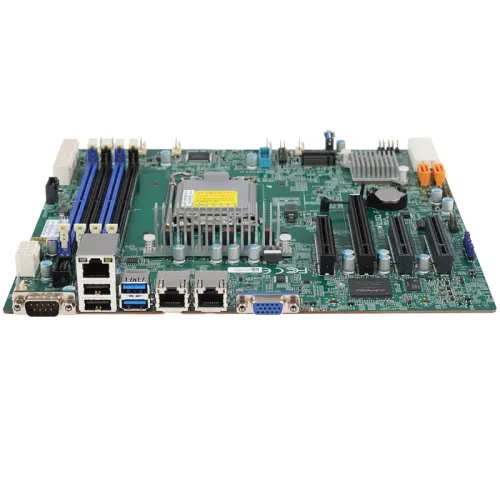 Материнская плата/ MB Supermicro X13SCL-F, Micro-ATX, 1x Intel Xeon 6300-series/ E-2400/Pentium (LGA-1700), 4x DIMM DDR5 UDIMM, 1 PCIe 5.0 x8 1 PCIe 5.0 x8 (in x16) 2 PCIe 4.0 x4 (in x8), 1 M.2 PCIe 4.0 x4 (M-key 2280/22110), 2x LAN 1GbE Intel i210
