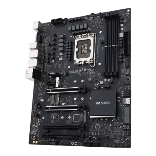 Материнская плата ASUS PRO WS W680-ACE LGA1700 ATX 4xDDR5 4xPCIEx16 PCIEx1 3xM.2 USB-C DP HDMI VGA 2х2.5GLAN