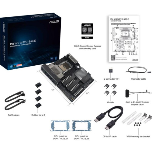 Материнская плата/ ASUS PRO WS W890-SAGE