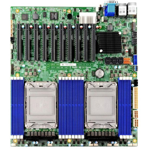 Материнская плата/ MB Gooxi G3DE-B-PK,  2x LGA 4189 Intel Gen3, 16xDDR4 ECC REG, 3xSFF8643, 6* PCI-E 4.0 x8, 4* PCI-E 4.0 x16, M.2 PCIe x4 2280, 2* SATA DOM, 2x1GbE LAN i350, IPMI, VGA, COM, 2*USB 3.0, E-ATX