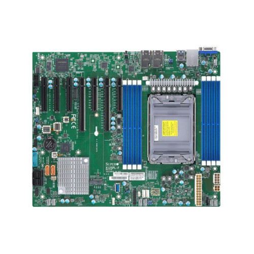 Материнская плата/ MB Supermicro  X12SPL-F, ATX 1 LGA-4189, Intel C621A, 8 DIMM DDR4, 10 SATA ports, 1 PCIe 4.0 x16, 1 PCIe 4.0 x8 (in x16 slot), 2 PCIe 4.0 x8, 3 PCIe 3.0 x8, M.2 1 SATA/PCIe 3.0 x4 2280/22110