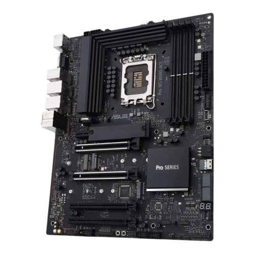 Материнская плата ASUS PRO WS W680-ACE LGA1700 ATX 4xDDR5 4xPCIEx16 PCIEx1 3xM.2 USB-C DP HDMI VGA 2х2.5GLAN