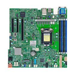 Материнская плата/ MB Supermicro X12STH-F 1хLGA1200 4хDIMM (Intel Xeon-E 2300 Socket H5 (Rocket Lake- E)Family,Intel® C256)