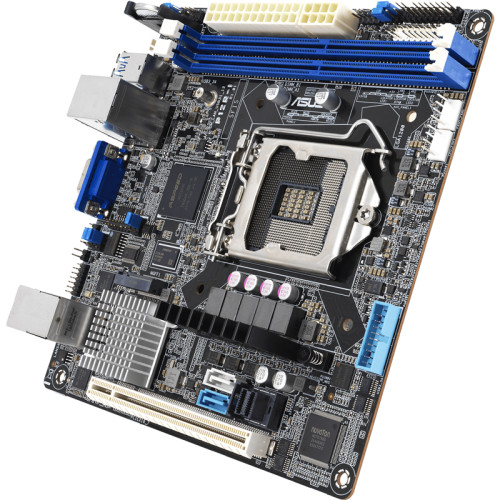 Материнская плата/ P12R-I Mini-ITX, LGA 1200, 2x DDR4 DIMM (to 64GB ECC UDIMM) , 6x USB 3.0 (4 rear) , 6x SATA (4 in MiniSAS HD) , 1x PCIE x16, 1xM.2 2280, LAN 2x 1Gb, Video AST2600, IPMI Option (507604)