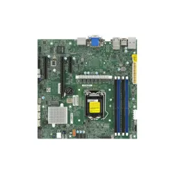 Системная плата/ MB Supermicro X12SCZ-QF (Micro-ATX, 1 LGA-1200, Q470E, 4  UDIMM 2933,  4 SATA3 ports, 1 PCIe 3.0 x16, 1 PCIe 3.0 x4 (in x8 slot), 1 PCIe 3.0 x4,1 M.2 SATA/PCIe 3.0 x4, 2280/22110, 1 M.2 E-Key CNVi/PCIe 3.0 x1, 2230)