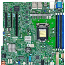 Материнская плата/ MB Supermicro  X12STH-LN4F, Micro-ATX, 1x LGA-1200, Intel C256, 4 DIMM DDR4, 8 SATA3 ports, 1x PCIe 3.0 x4 (in x8 slot), 1x PCIe 4.0 x16, 1x PCIe 4.0 x4 (in x8 slot), 1x M.2 (1x PCIe 3.0 x4, 2280/22110, M-Key)