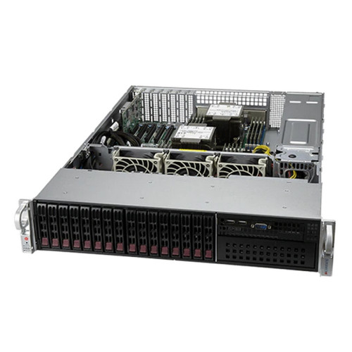 Серверная платформа/ Supermicro SERVER SYS-220P-C9R (X12DPi-N6, CSE-213BTS-R1K23LPBP3-1) (2U, 2x LGA-4189, C621A, 16 DIMM, 16x 2.5