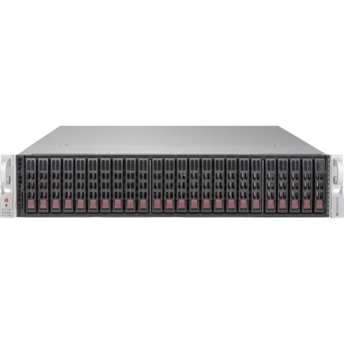 Серверная платформа/ Supermicro STORAGE SSG-2029P-E1CR24H (X11DPH-T, CSE-216BE1C4-R1K23LPB) (2U, LGA 3647, 16xDDR4 Up to 4TB ECC 3DS LRDIMM, 24x2.5